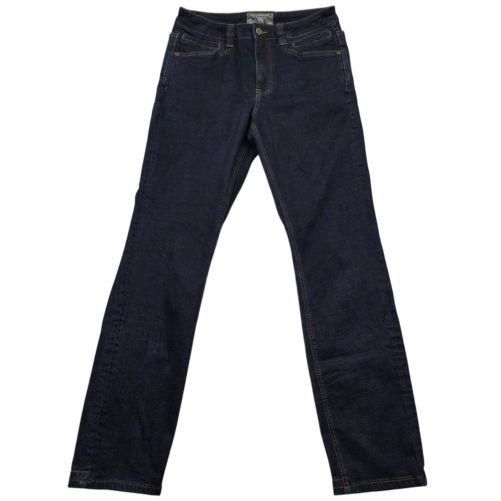 LA Police Gear LAPG Terrain Flex Slim Fit Jeans Dark Wash Blue Mens 30x34